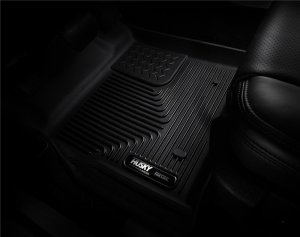 Ram 1500 Floor Liners - Front - Husky Liners - X-act Contour - Black - `12-`13